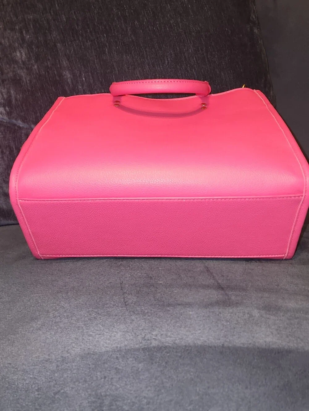 Pink Structured Tote Handbag - Classic Everyday Carry